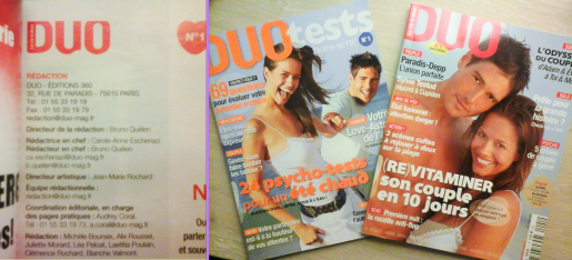 Magazines DUO  - Les Mondes de Carole-Anne